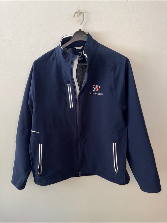 Zero Restriction Sun Valley Conference 2019 Allen & Co Jacket Navy Blue Men XL